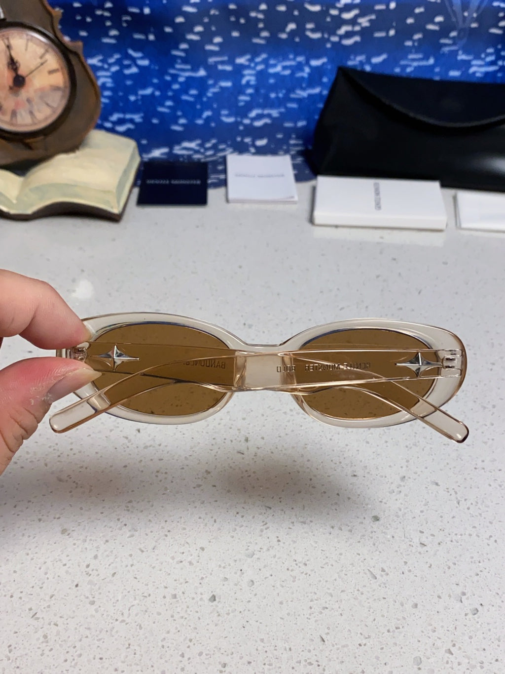 Gentle Monster BANDON Round Brown Lens Sunglasses for Men & Women - 449971 - detail image 5