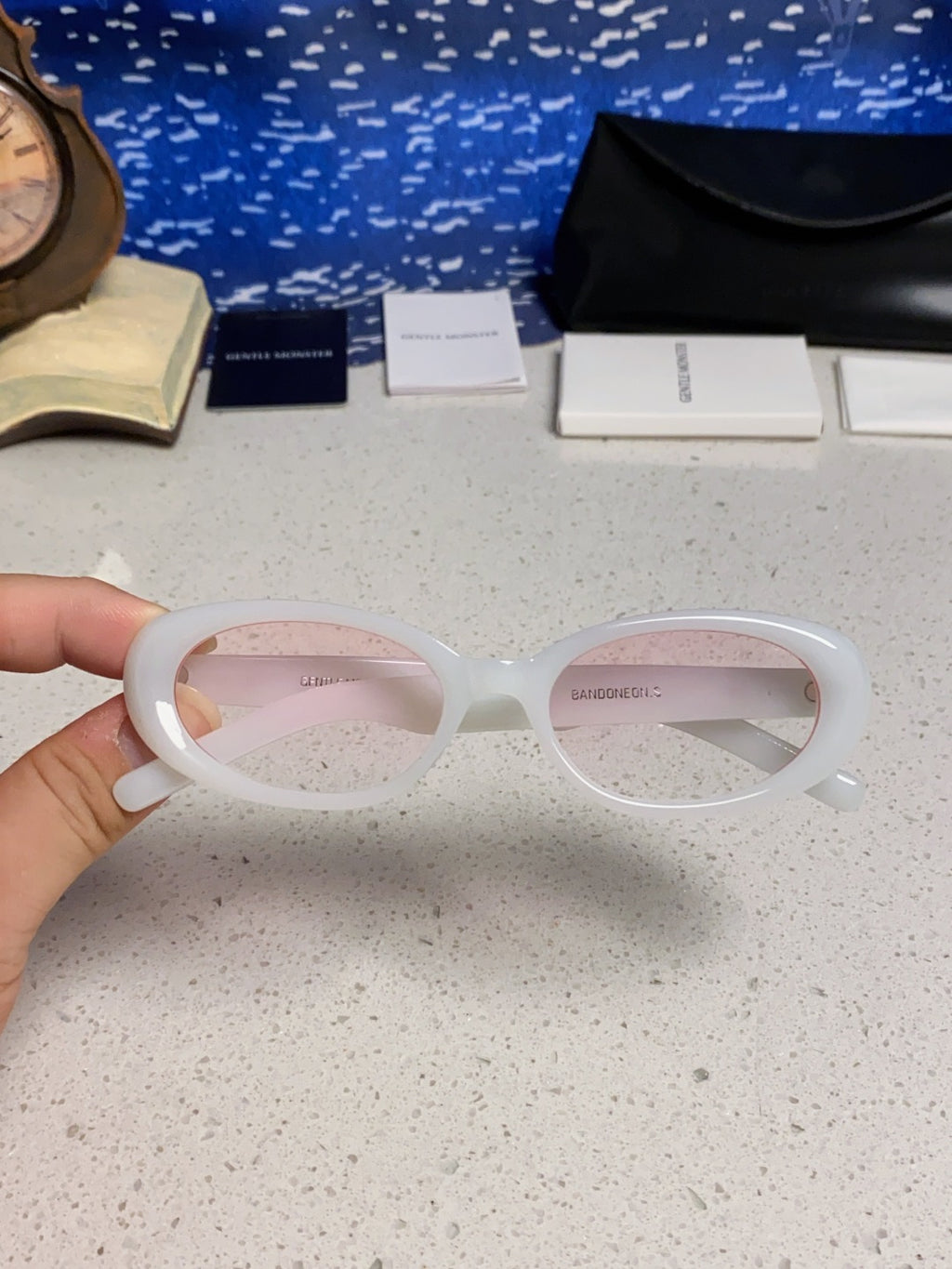 Gentle Monster BANDON Round Silver Lens Sunglasses for Men & Women - 449972 - detail image 4