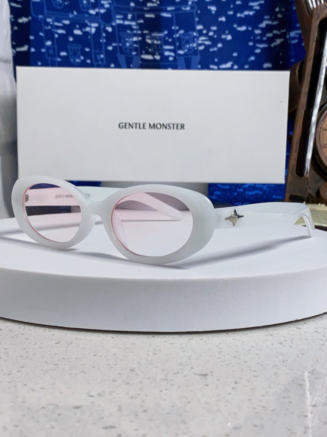 Gentle Monster BANDON Round Silver Lens Sunglasses for Men & Women - 416463