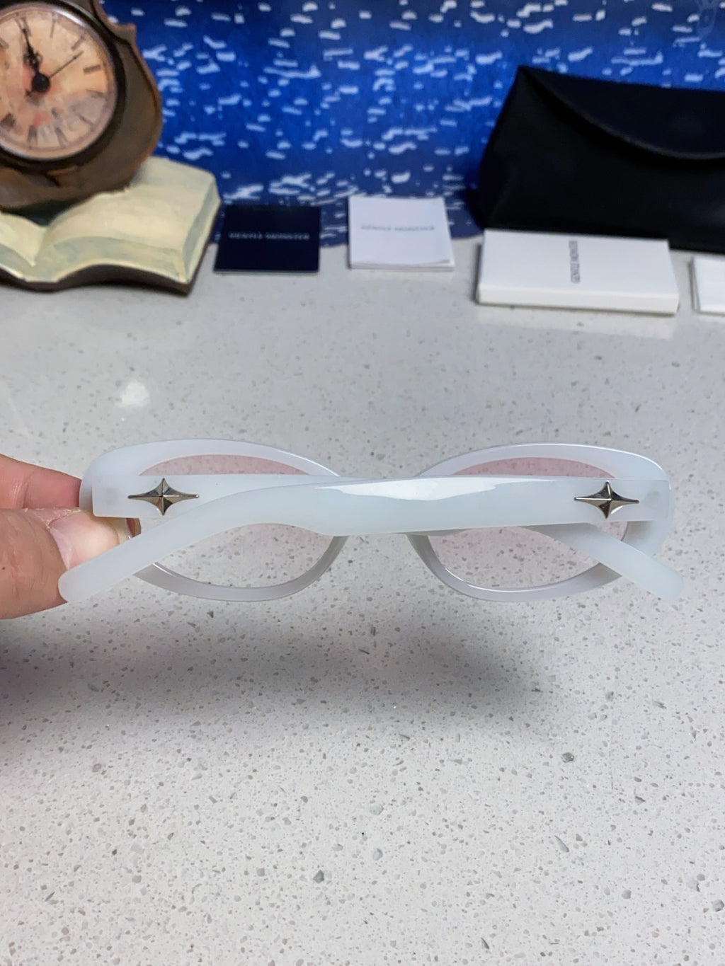 Gentle Monster BANDON Round Silver Lens Sunglasses for Men & Women - 416463 - detail image 5