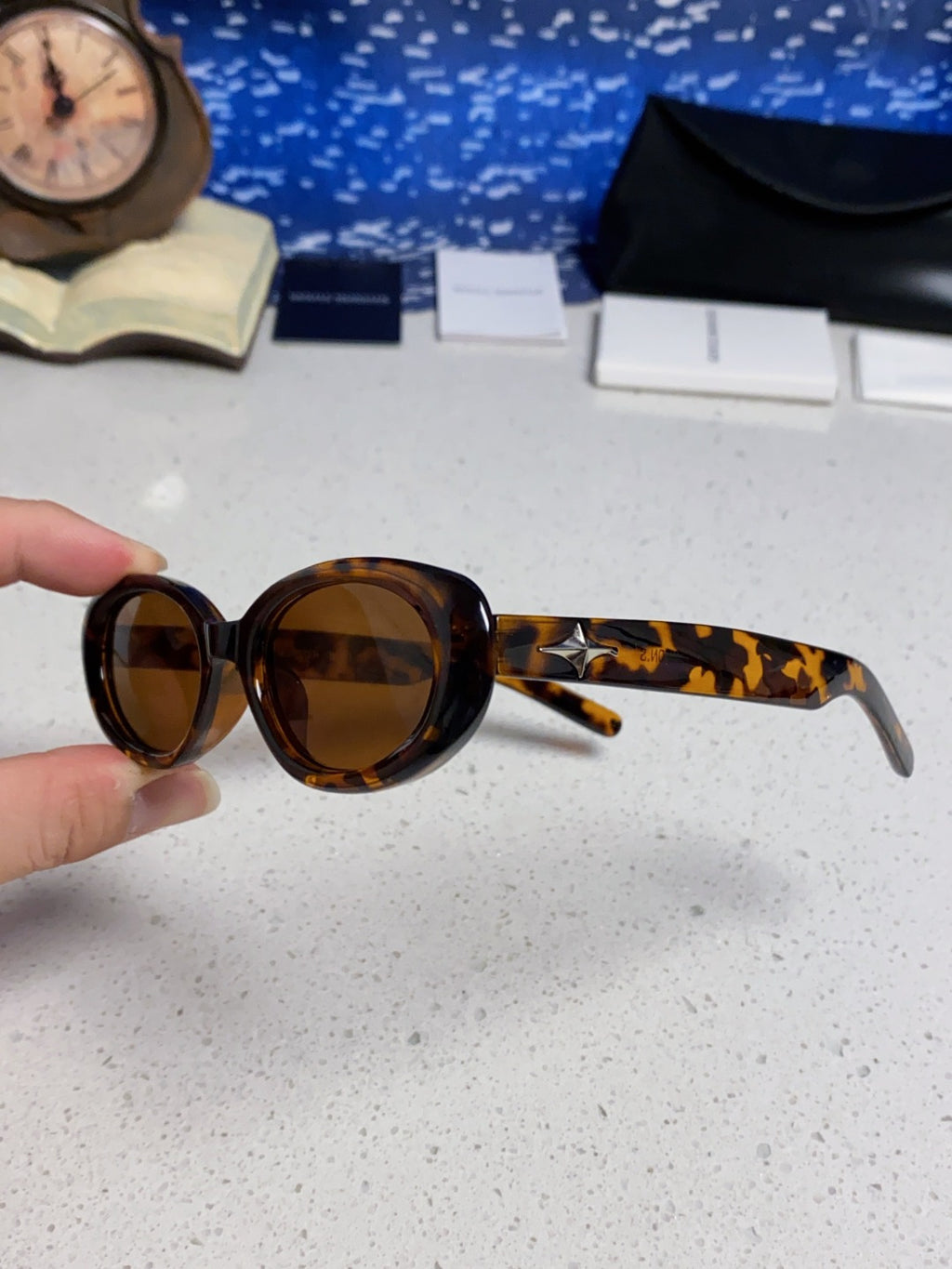 Gentle Monster BANDON Round Brown Lens Sunglasses for Men & Women - 416464 - detail image 6