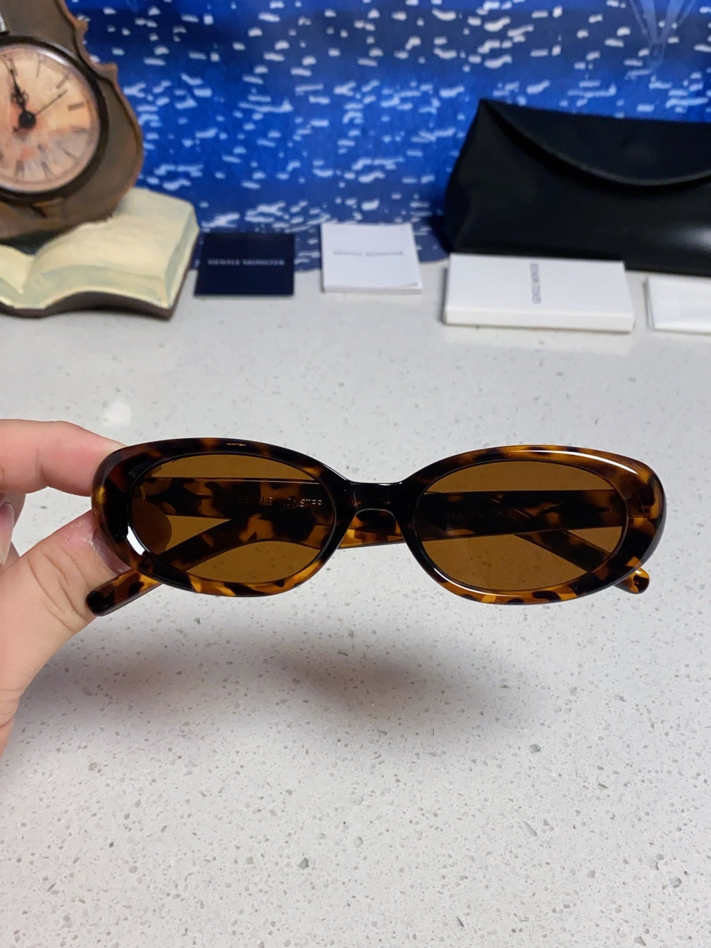 Gentle Monster BANDON Round Brown Lens Sunglasses for Men & Women - detail image 4