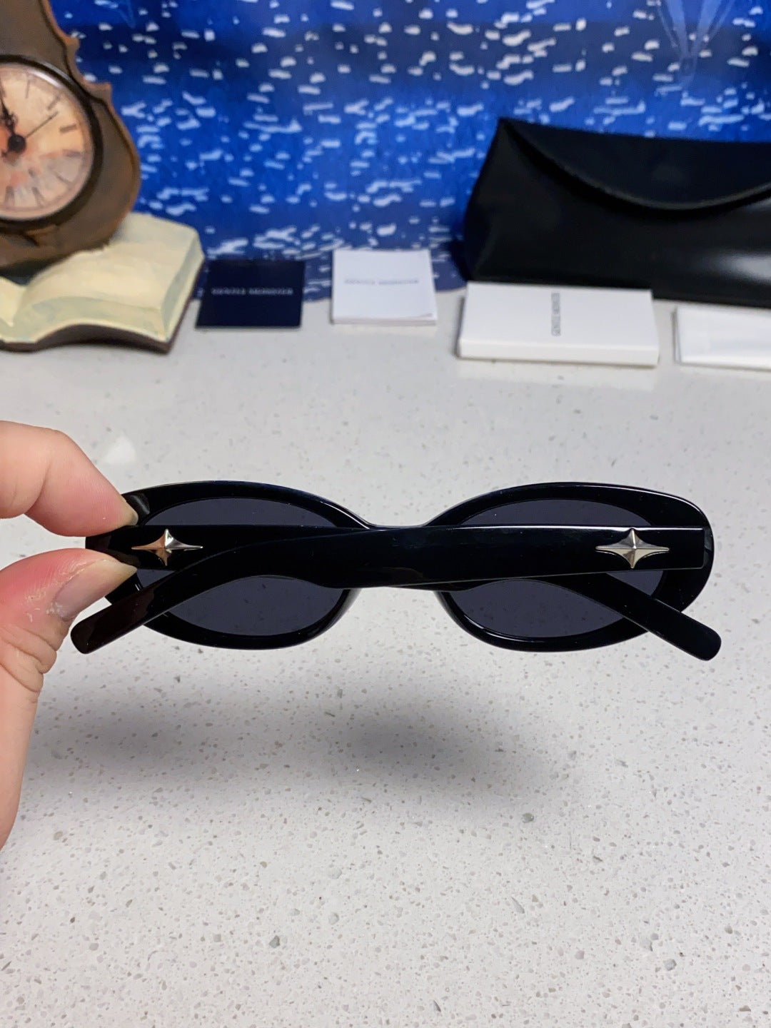Gentle Monster BANDON Round Silver Lens Sunglasses for Men & Women - detail image 5