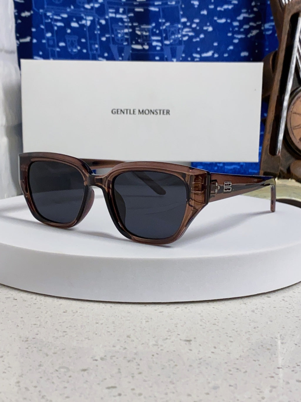 Gentle Monster TR1088 Square Silver Lens Sunglasses for Women - 449975