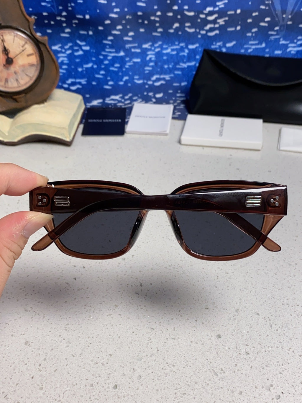 Gentle Monster TR1088 Square Silver Lens Sunglasses for Women - 449975 - detail image 5