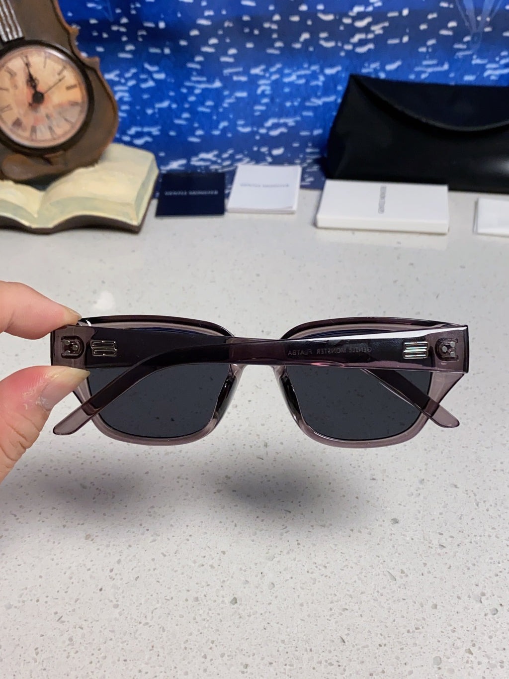 Gentle Monster TR1088 Square Black Lens Sunglasses for Women - 416468 - detail image 5