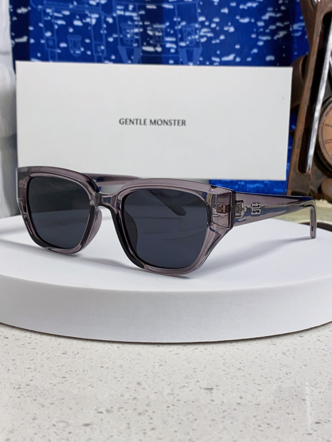 Gentle Monster TR1088 Square Black Lens Sunglasses for Women - 416468