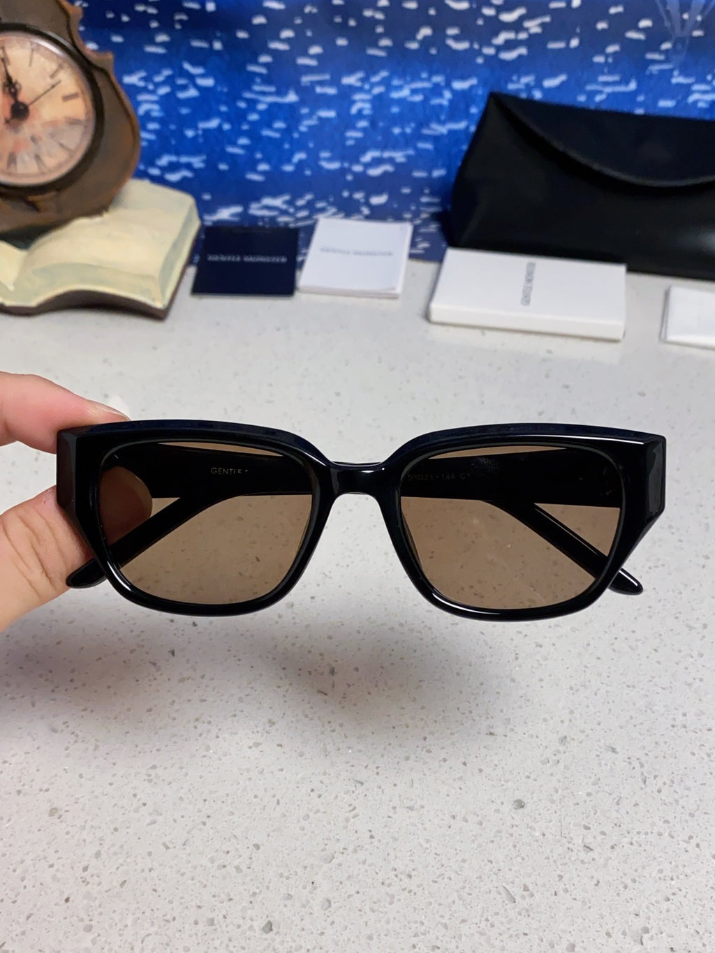 Gentle Monster TR1088 Square Silver Lens Sunglasses for Women - detail image 4