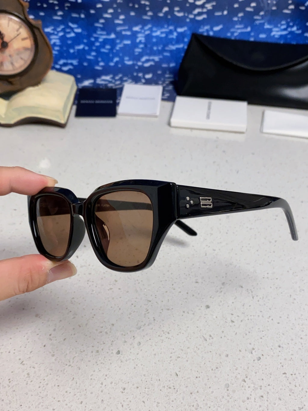 Gentle Monster TR1088 Square Silver Lens Sunglasses for Women - detail image 6