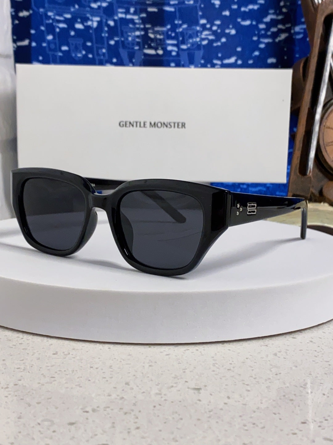 Gentle Monster TR1088 Square Black Lens Sunglasses for Women - 416470