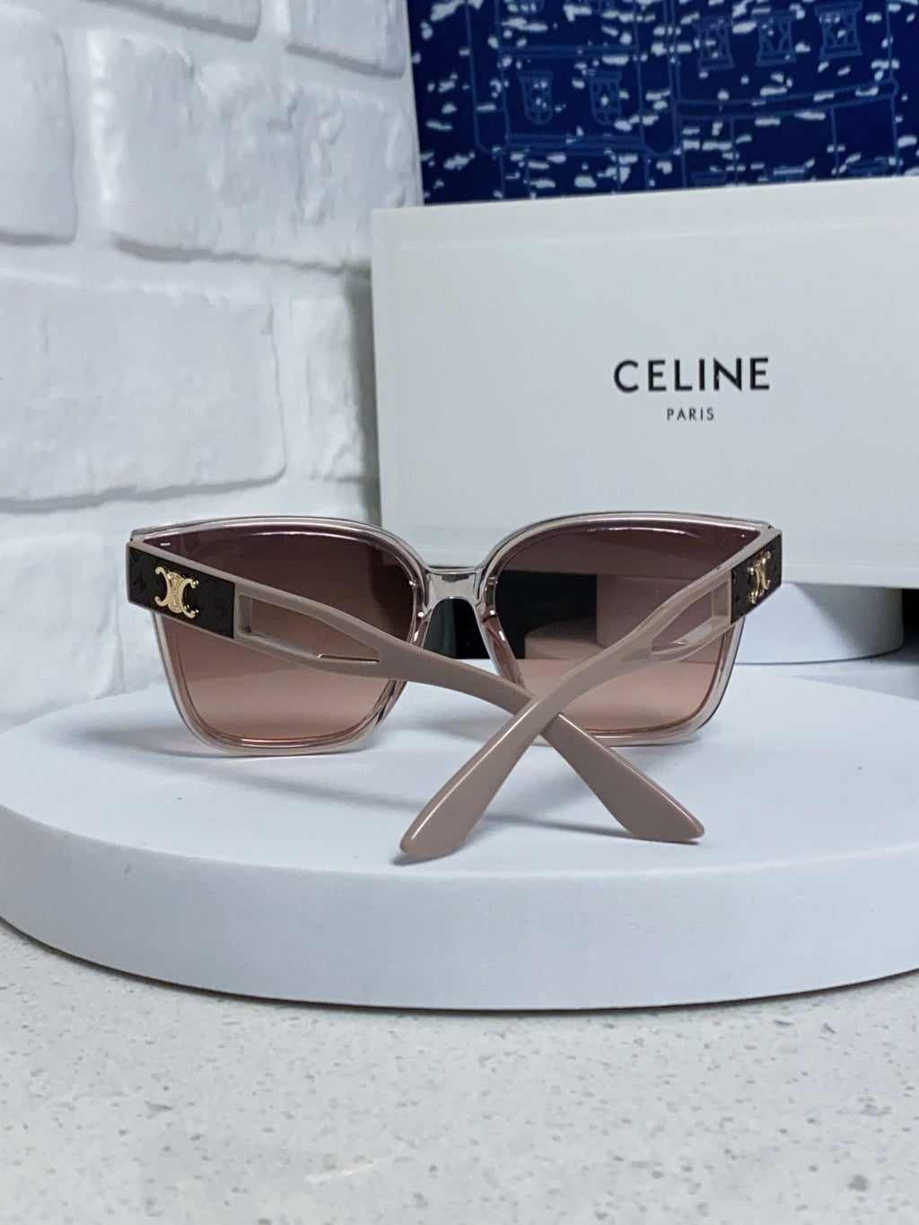 Celine Square Red Lens Sunglasses for Women - detail image 3