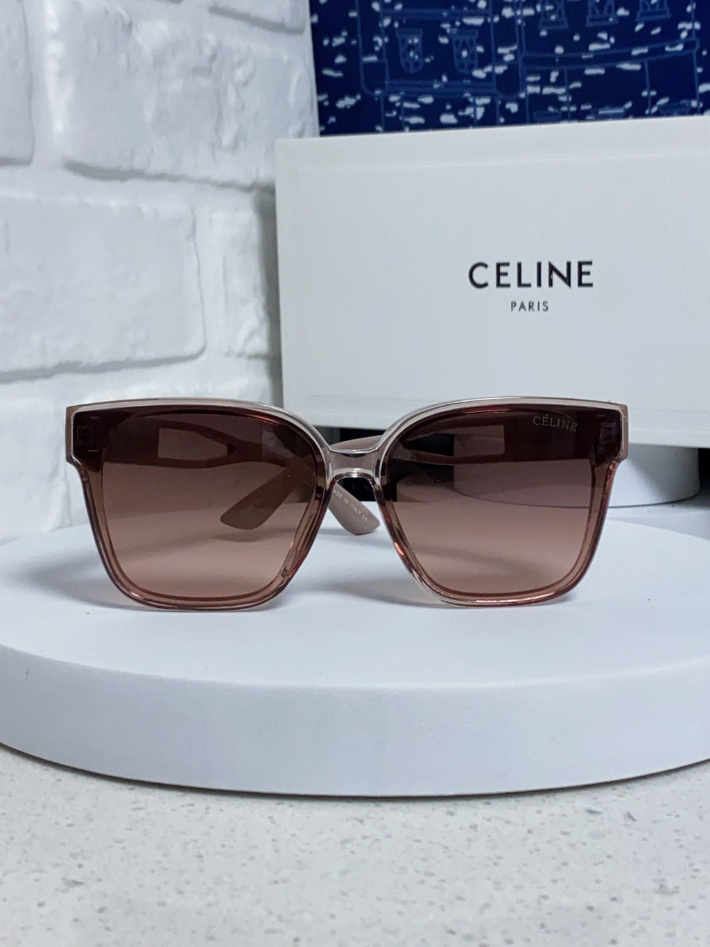 Celine Square Red Lens Sunglasses for Women - 415623 - detail image 2