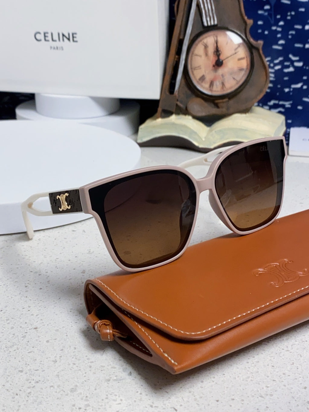 Celine Square Brown Lens Sunglasses for Women - detail image 10