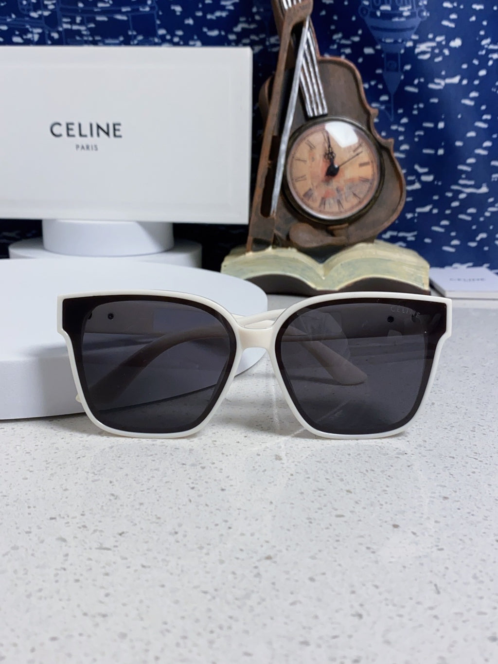 Celine Square Silver Lens Sunglasses for Women - 415625 - detail image 9