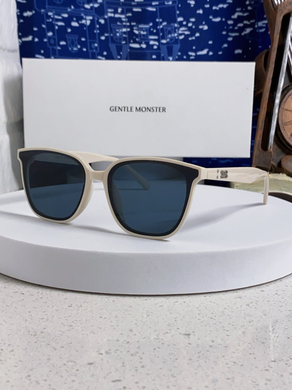 Gentle Monster TAM Polarized Fashion Blue Lens Sunglasses for Men