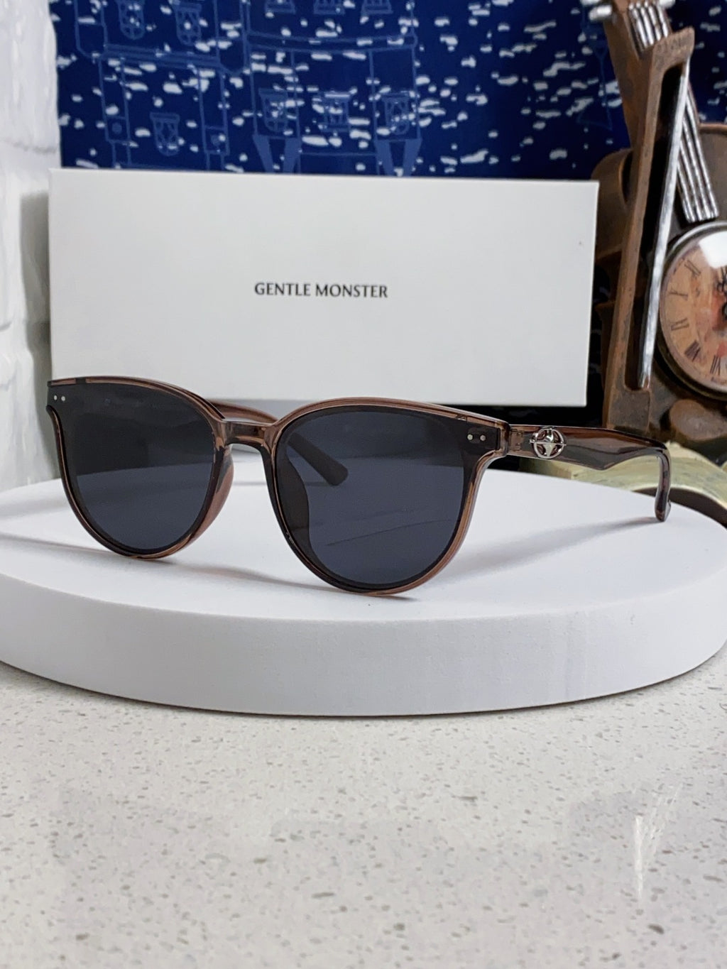 Gentle Monster TR1091 Round Silver Lens Sunglasses for Men & Women - 416484