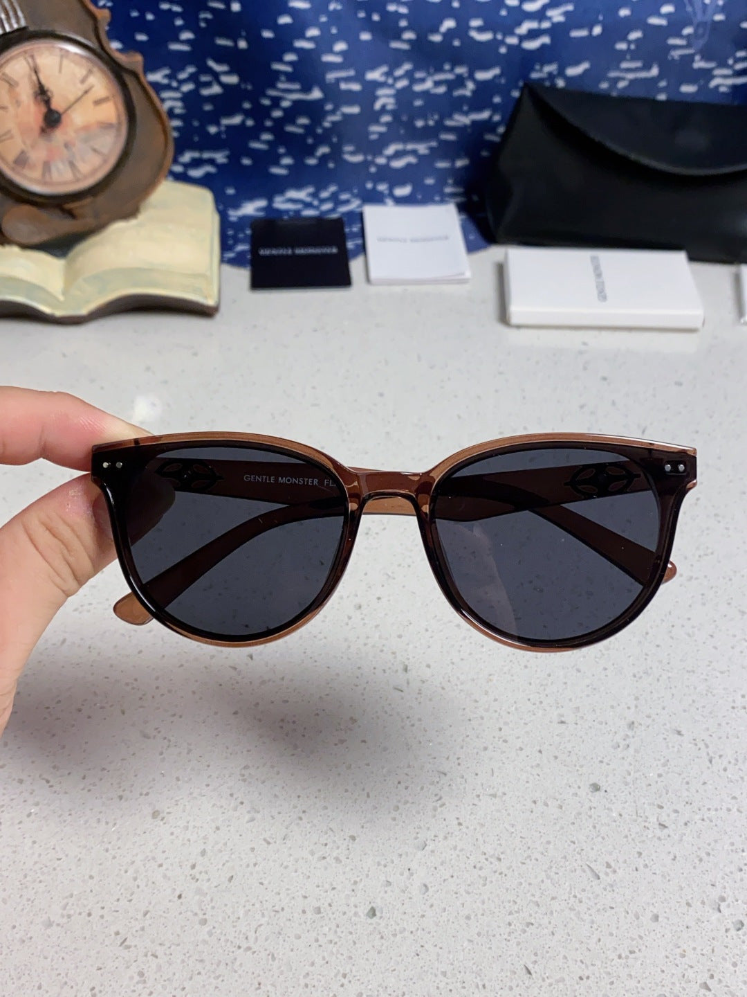 Gentle Monster TR1091 Round Silver Lens Sunglasses for Men & Women - detail image 4