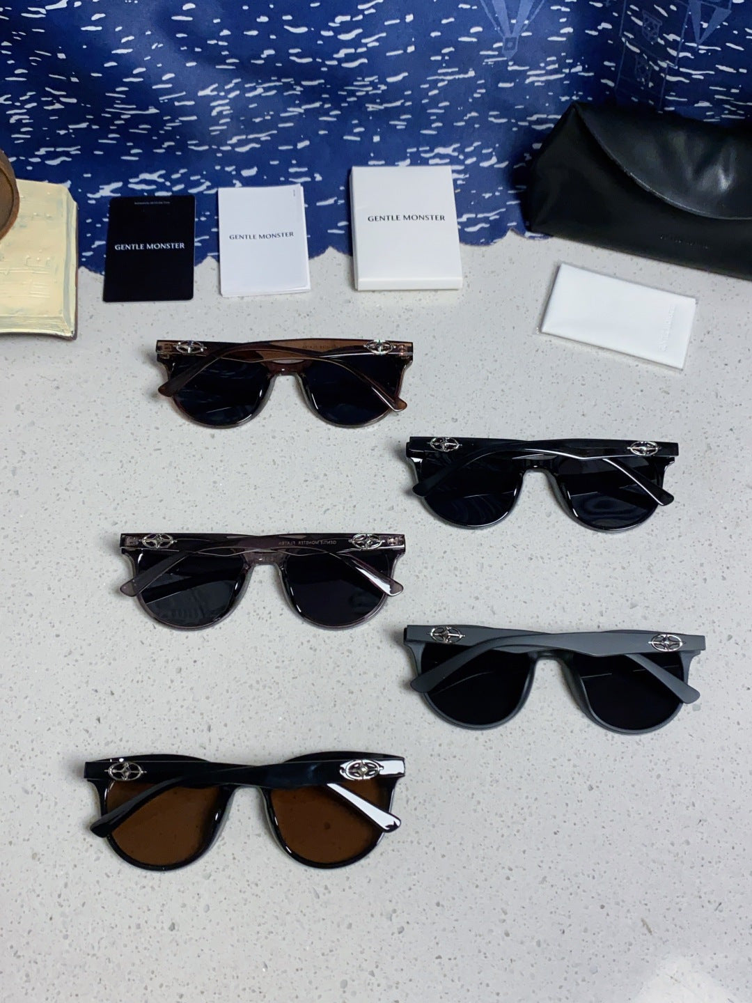 Gentle Monster TR1091 Round Black Lens Sunglasses for Men & Women - 416485 - detail image 11