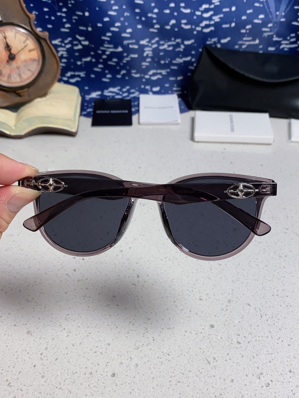 Gentle Monster TR1091 Round Black Lens Sunglasses for Men & Women - 416485 - detail image 5