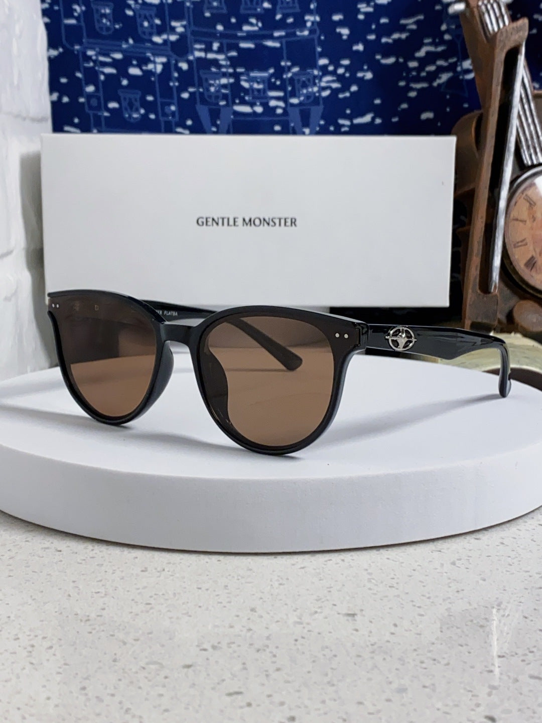 Gentle Monster TR1091 Round Brown Lens Sunglasses for Men & Women