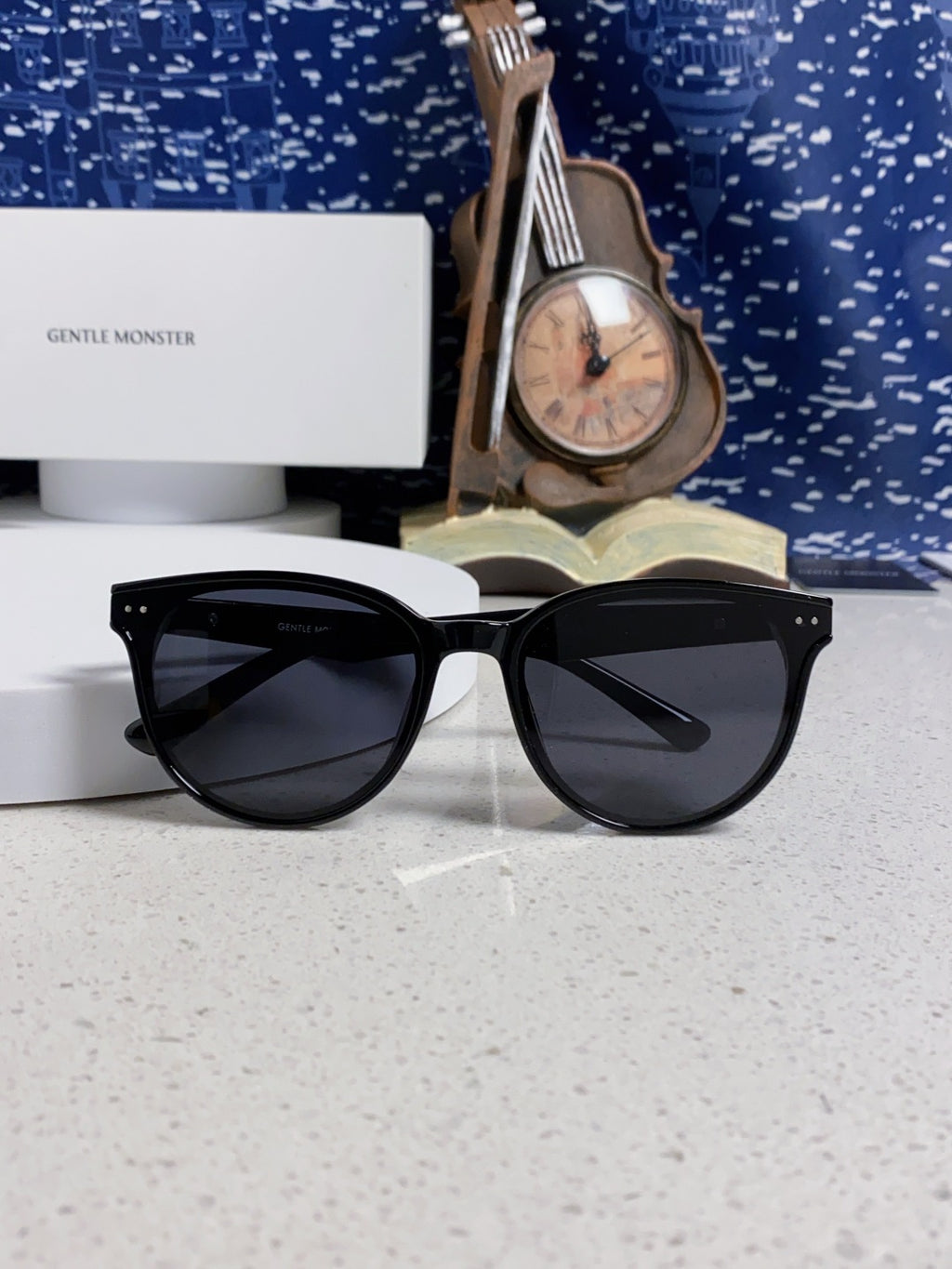 Gentle Monster TR1091 Round Black Lens Sunglasses for Men & Women - 416487 - detail image 9