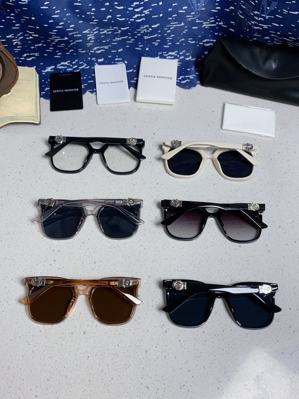 Gentle Monster SWIPE4 Square Black Lens Sunglasses for Men & Women - 487991 - detail image 11