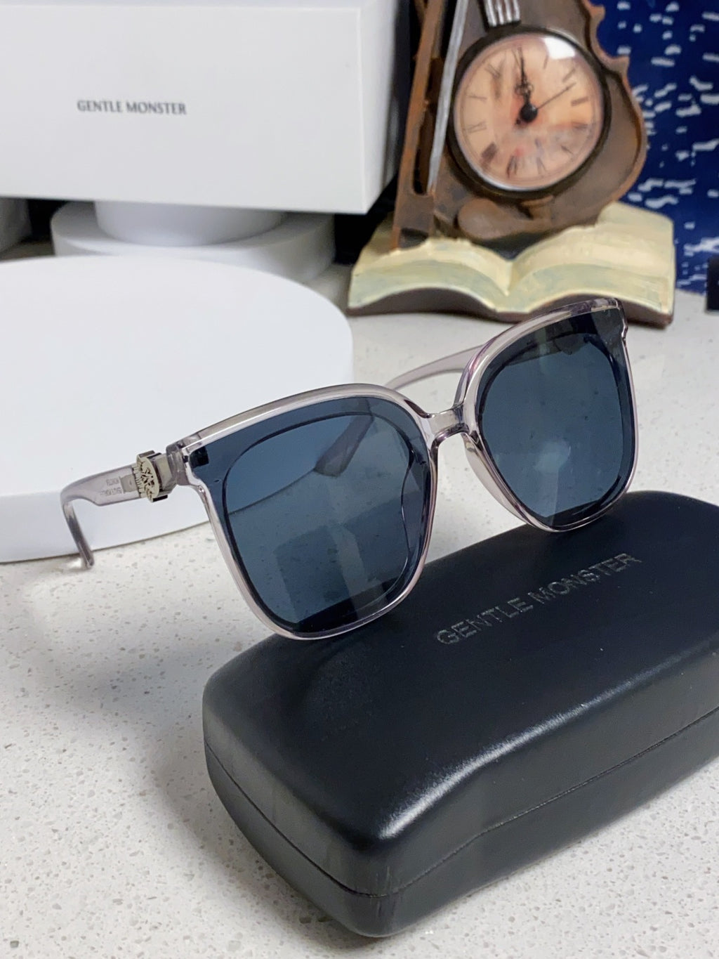 Gentle Monster SWIPE4 Square Black Lens Sunglasses for Men & Women - 416490 - detail image 10