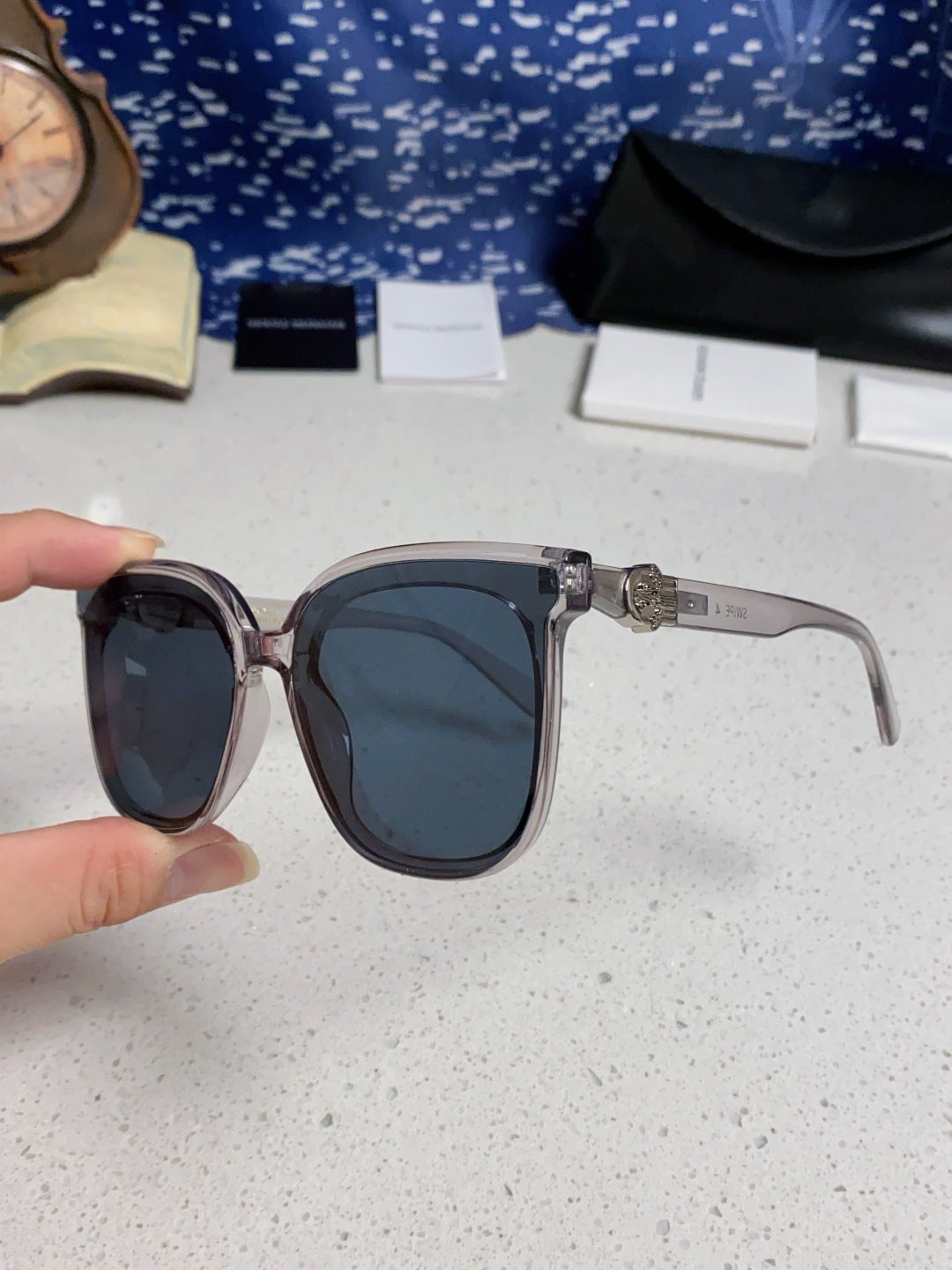 Gentle Monster SWIPE4 Square Black Lens Sunglasses for Men & Women - 487989 - detail image 6