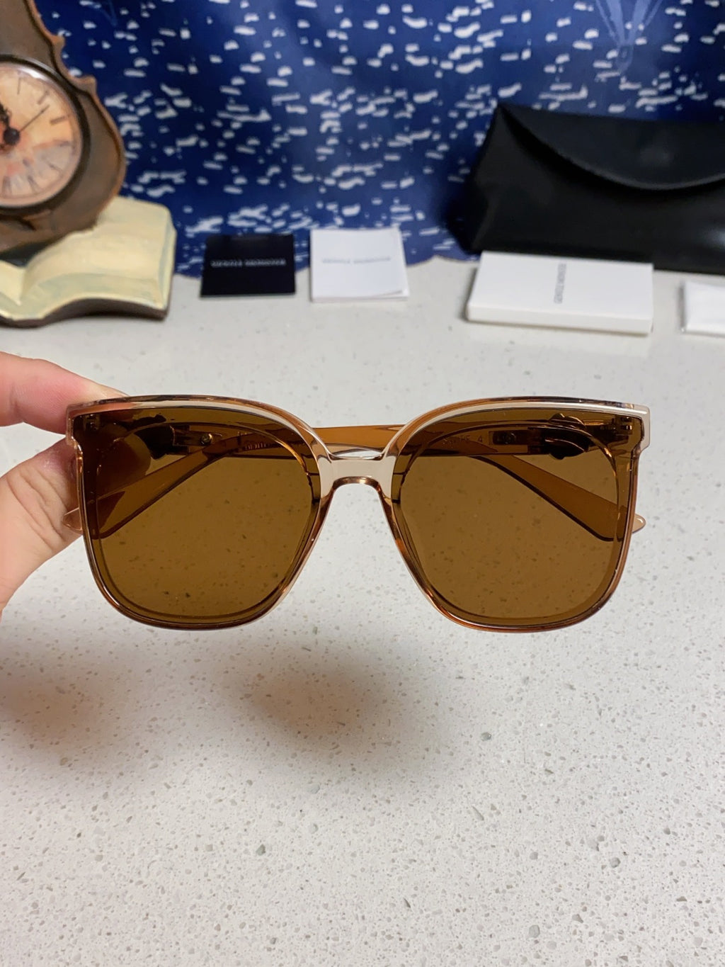 Gentle Monster SWIPE4 Square Brown Lens Sunglasses for Men & Women - 416491 - detail image 4