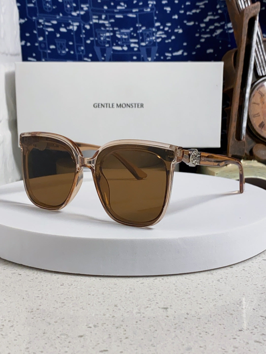 Gentle Monster SWIPE4 Square Brown Lens Sunglasses for Men & Women