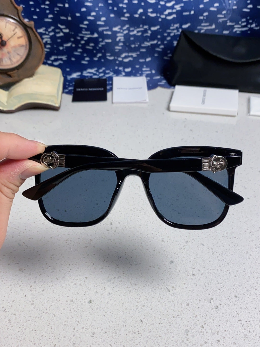 Gentle Monster SWIPE4 Square Black Lens Sunglasses for Men & Women - detail image 5