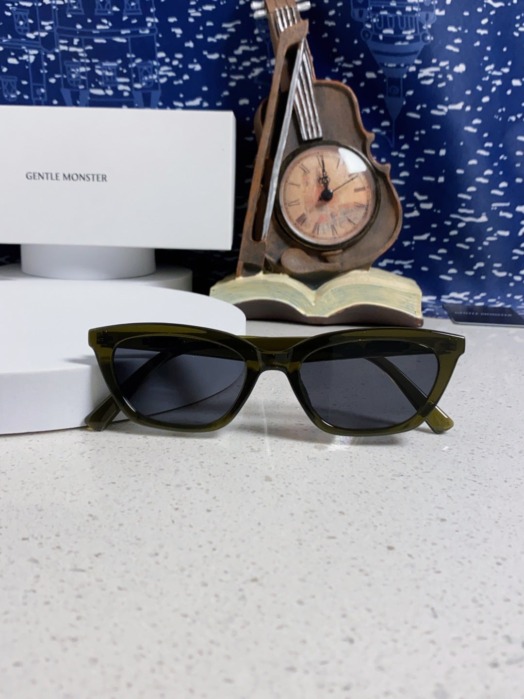 Gentle Monster LOTI Blue-Light Cat-Eye Black Lens Sunglasses for Men - 432922 - detail image 9