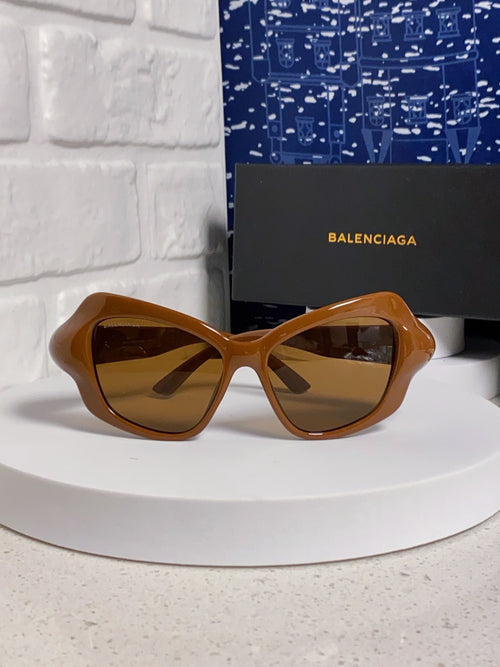 Balenciaga Oversized Brown Lens Sunglasses for Women - 432529 - detail image 2