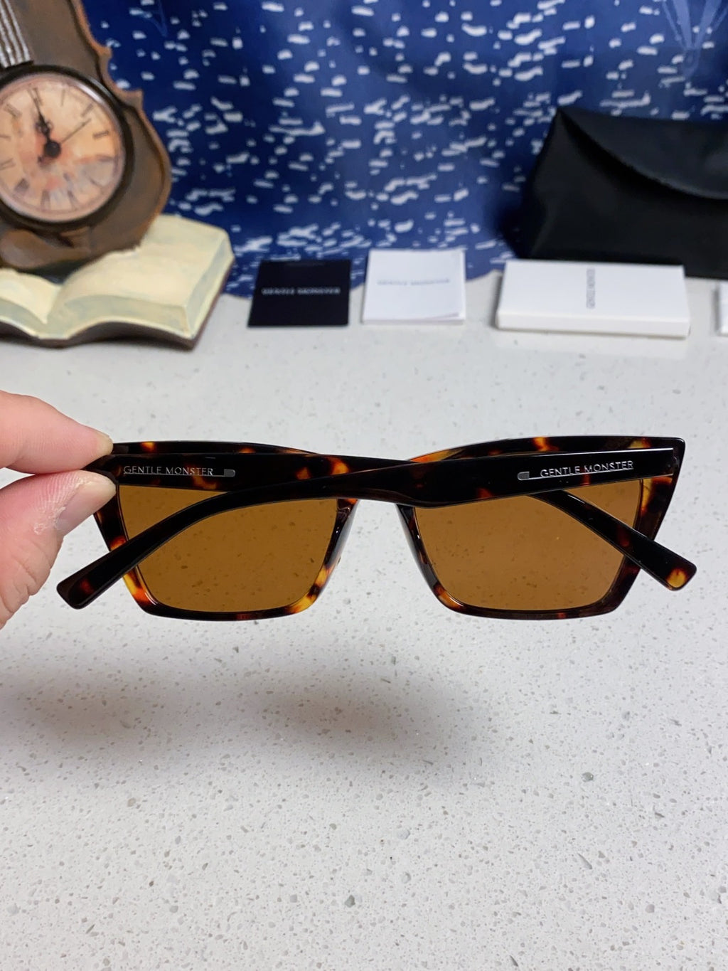 Gentle Monster TALIN Cat-Eye Brown Lens Sunglasses for Men & Women - detail image 5