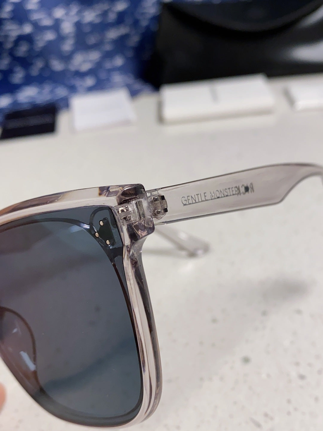 Gentle Monster RICK Polarized Oversized Black Lens Sunglasses for Men - 132655 - detail image 7