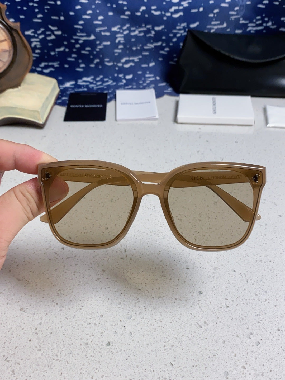 Gentle Monster RICK Polarized Oversized Brown Lens Sunglasses for Men - 372610 - detail image 4