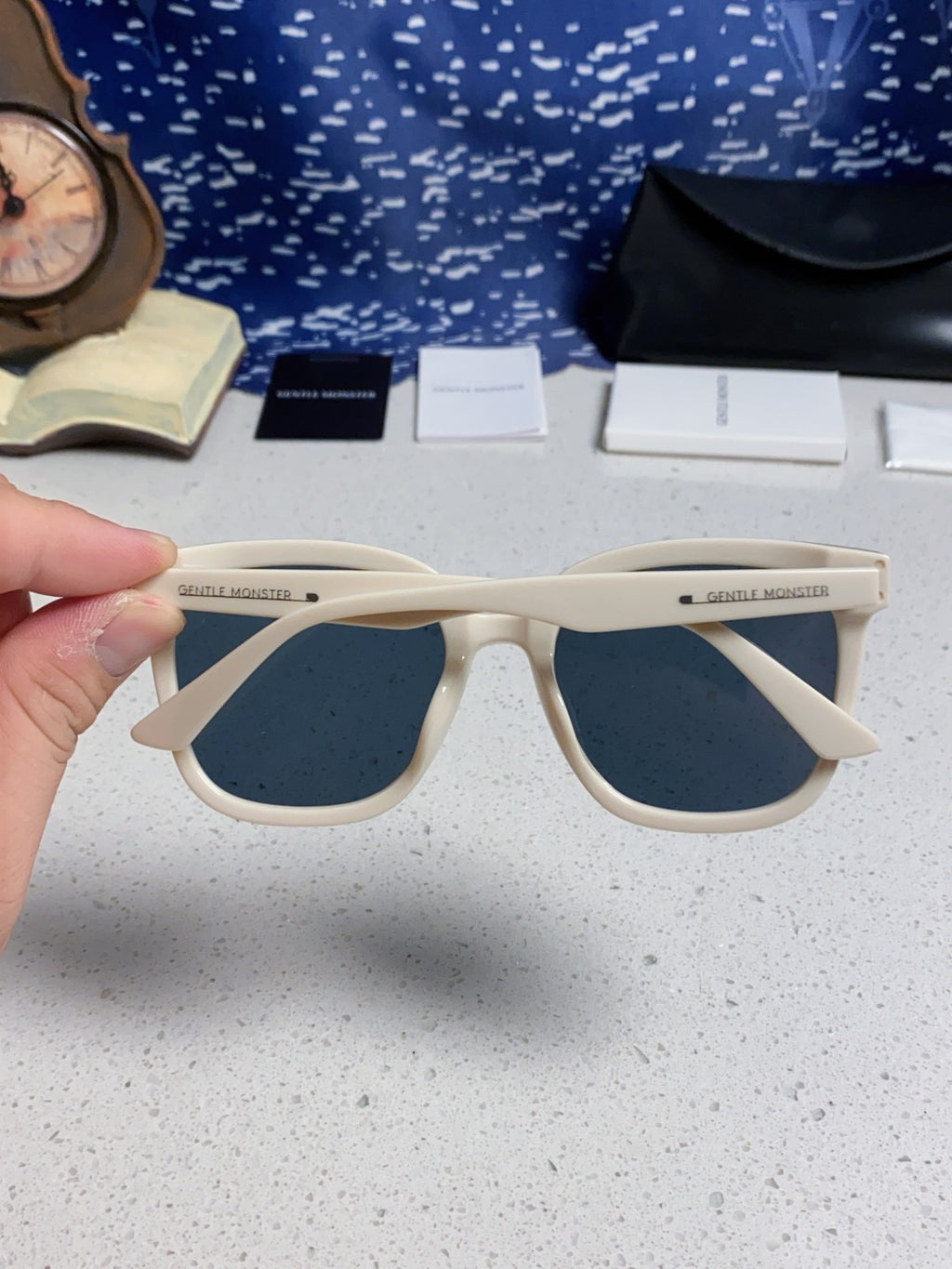 Gentle Monster RICK Polarized Oversized Black Lens Sunglasses for Men - 132657 - detail image 5