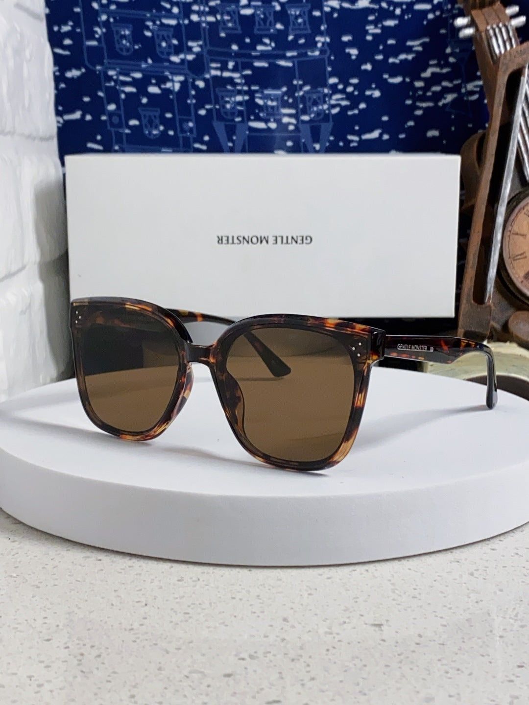 Gentle Monster RICK Polarized Oversized Brown Lens Sunglasses for Men & Women