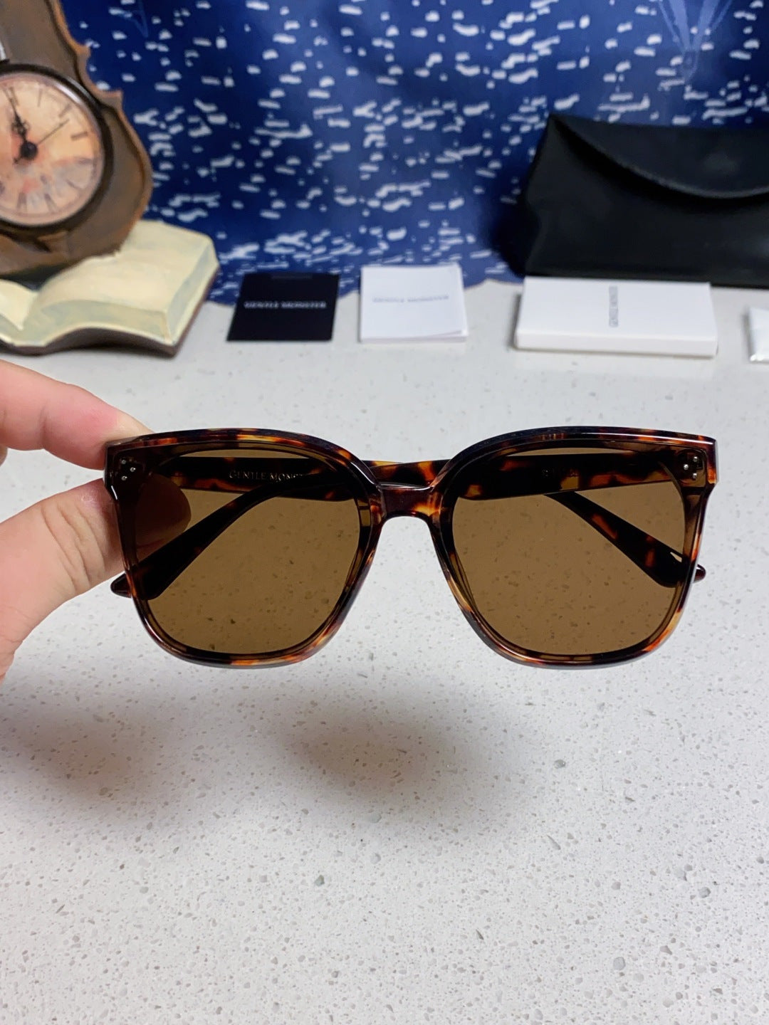 Gentle Monster RICK Polarized Oversized Brown Lens Sunglasses for Men & Women - detail image 4