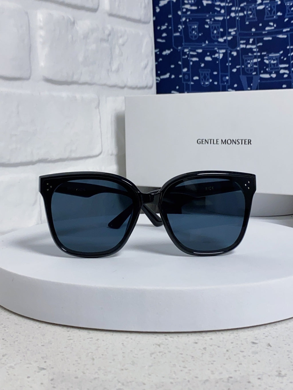 Gentle Monster RICK Polarized Oversized Blue Lens Sunglasses for Men & Women - detail image 2