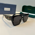 Gucci Oversized Black Lens Sunglasses for Men & Women - 486335