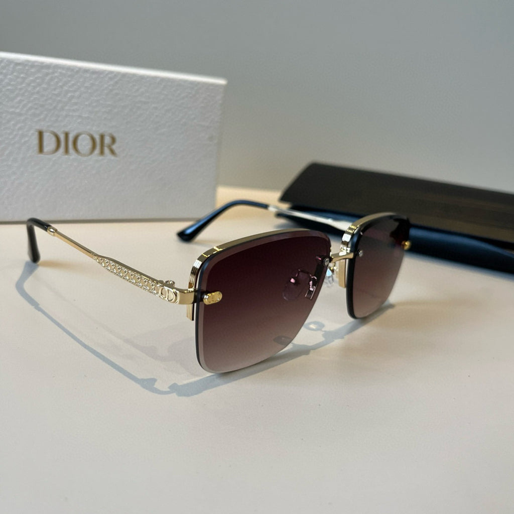 Dior Fashion Red Lens Sunglasses for Men & Women - 449143