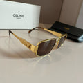 Celine Cat-Eye Brown Lens Sunglasses for Men & Women - 372013