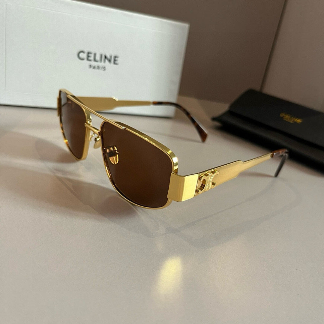 Celine Cat-Eye Brown Lens Sunglasses for Men & Women - 372013 - detail image 3