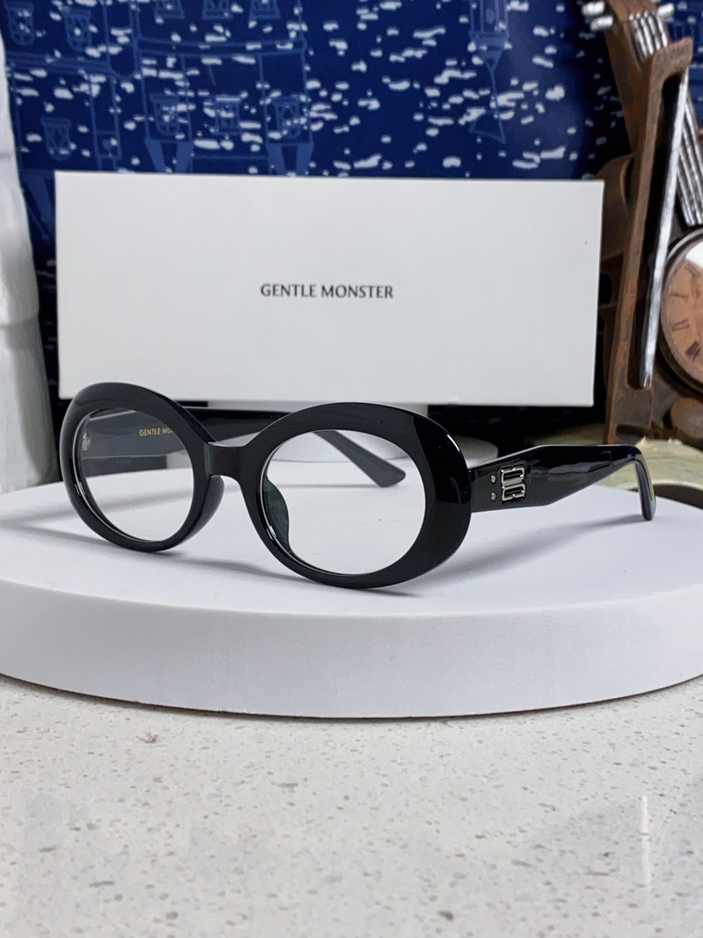 Gentle Monster Round Silver Lens Sunglasses for Men & Women - 399379