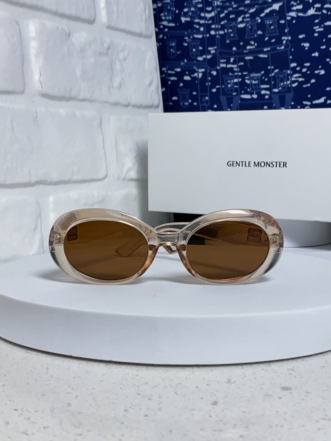 Gentle Monster Round Brown Lens Sunglasses for Men & Women - 399381 - detail image 2