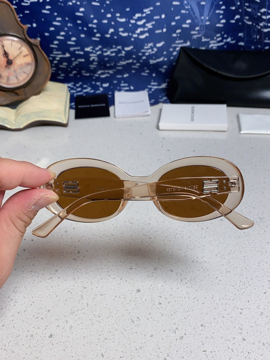 Gentle Monster Round Brown Lens Sunglasses for Men & Women - 399381 - detail image 5