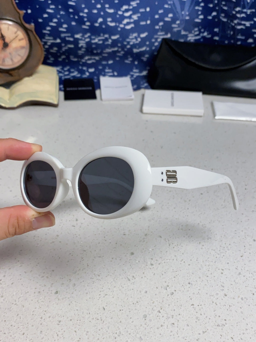 Gentle Monster Round Silver Lens Sunglasses for Men & Women - detail image 6