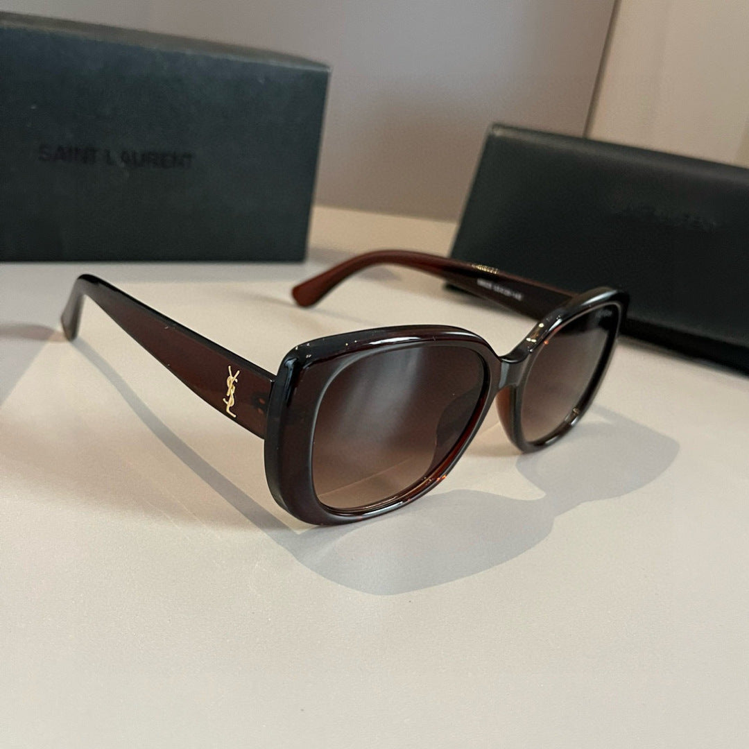Saint Laurent Fashion Black Lens Sunglasses for Men & Women