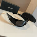 Prada SPRA14 Fashion Black Lens Sunglasses for Men & Women - 487063